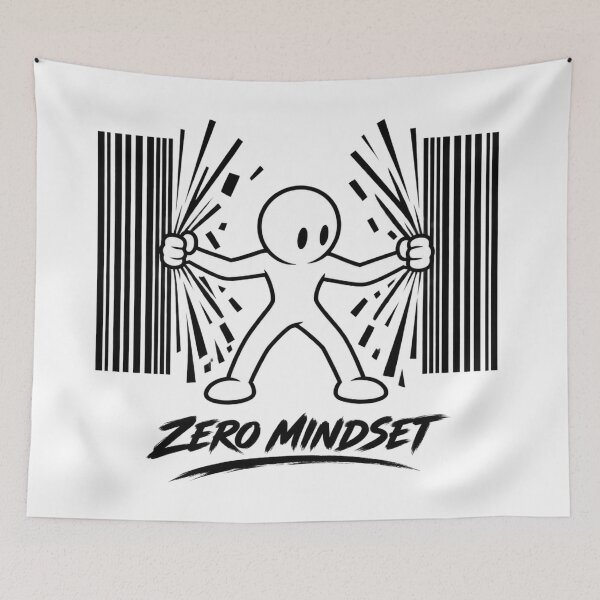 Item preview, Zero Mindset #018 – Break the System | Barcode Freedom Design designed and sold by RestartFromZero.