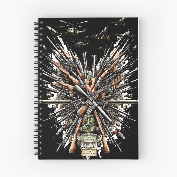 Item preview, military weapons army guns illustration bazooka tommy m16  designed and sold by dejco.art.