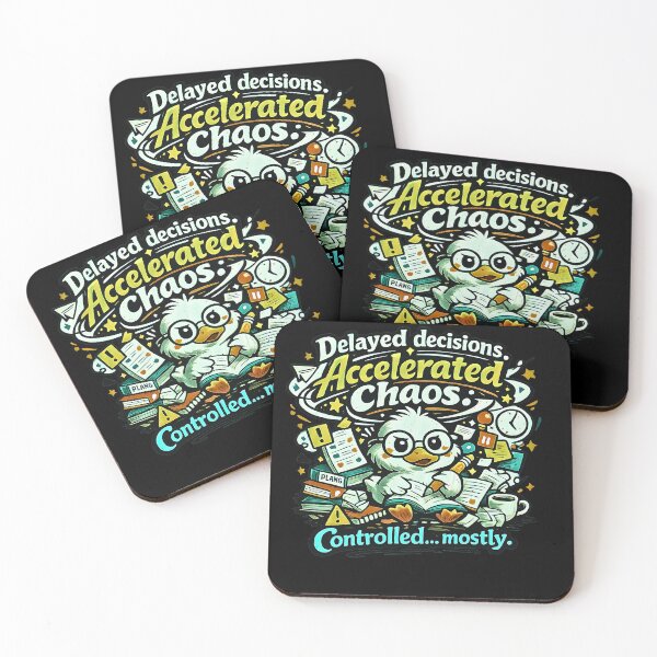 Item preview, Controlled Chaos Cute Duck Study Meme designed and sold by TrinovaCreates.