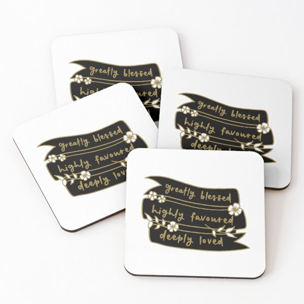 Item preview, Greatly Blessed, Highly Favoured, Deeply Loved designed and sold by makersplay.