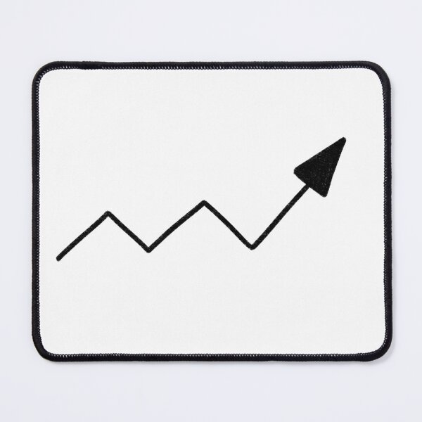 Item preview, Hand Drawn Growth Arrow Chart Minimalist Success Doodle Artwork designed and sold by somimalikkk.