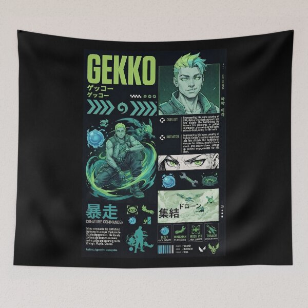 Item preview, Gekko Valorant designed and sold by charleBinghaM.