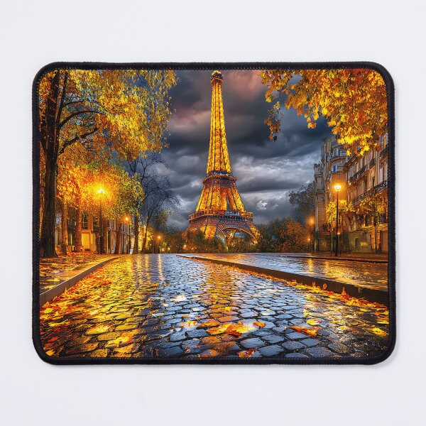 Item preview, Eiffel Tower Surrounded by Autumn Colors in Paris designed and sold by Artessie.