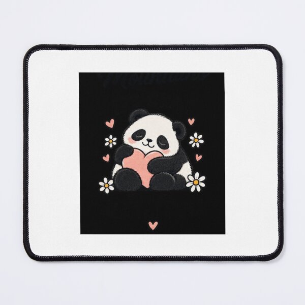 Item preview, Cute Panda Heart Flowers designed and sold by ThilankaDesign.