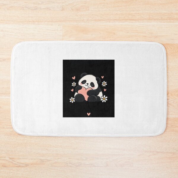 Item preview, Cute Panda Heart Flowers designed and sold by ThilankaDesign.