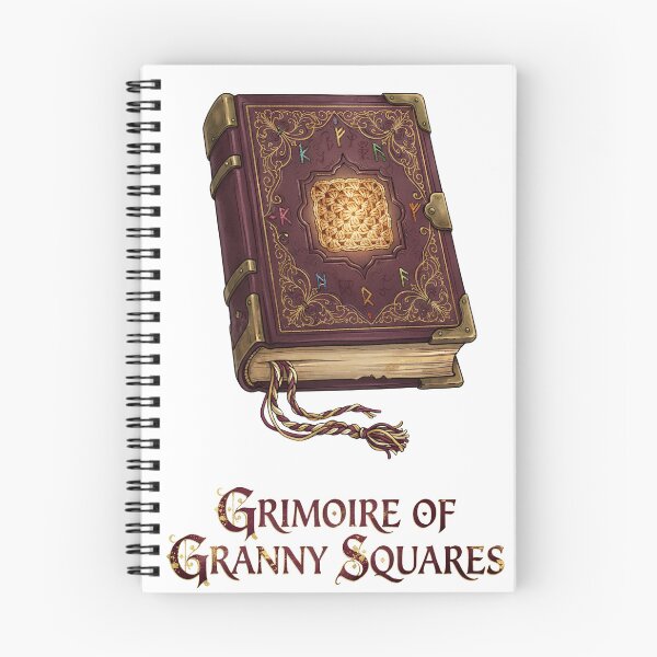Item preview, Grimoire of Granny Squares – Witchy Crochet & Yarn Magic designed and sold by Kayshies8120.