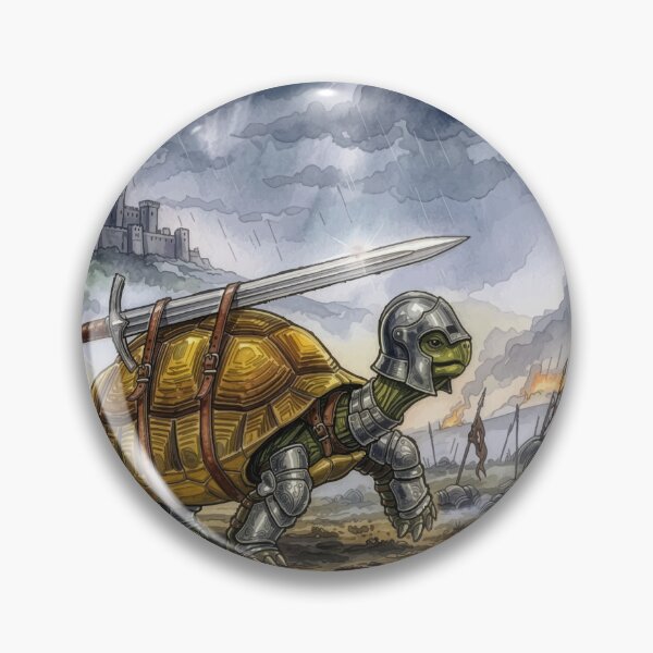 Item preview, Armored Tortle Paladin - Fantasy Knight Turtle designed and sold by chriswo-design.