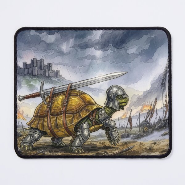 Item preview, Armored Tortle Paladin - Fantasy Knight Turtle designed and sold by chriswo-design.