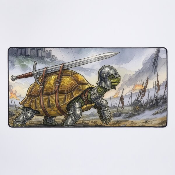 Item preview, Armored Tortle Paladin - Fantasy Knight Turtle designed and sold by chriswo-design.
