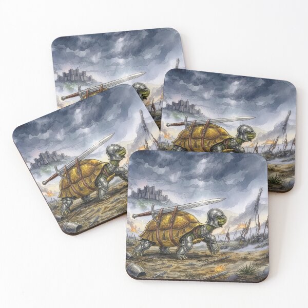 Item preview, Armored Tortle Paladin - Fantasy Knight Turtle designed and sold by chriswo-design.