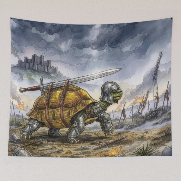 Item preview, Armored Tortle Paladin - Fantasy Knight Turtle designed and sold by chriswo-design.