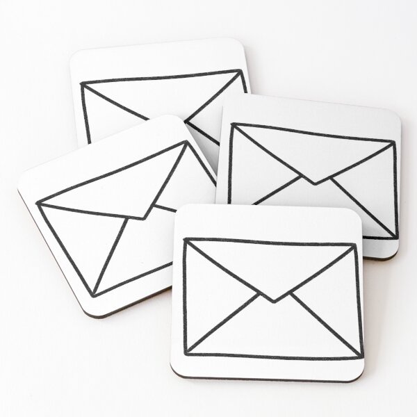 Item preview, Hand Drawn Envelope Mail Icon Minimalist Line Art Artwork designed and sold by SomiMotion.