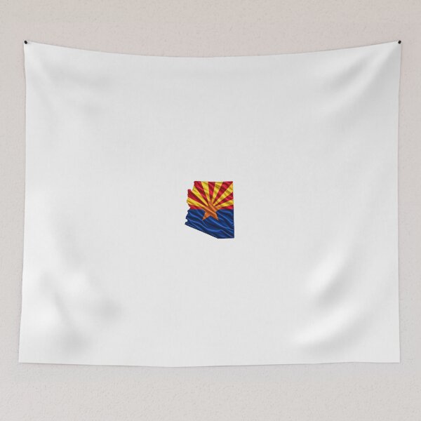 Item preview, Minimal Arizona State Flag Map Sticker Design designed and sold by FunPurchase.