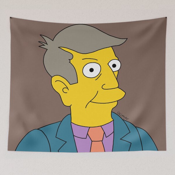 Item preview, Principal Seymour Skinner [Flat] designed and sold by CGrayzer-Art.