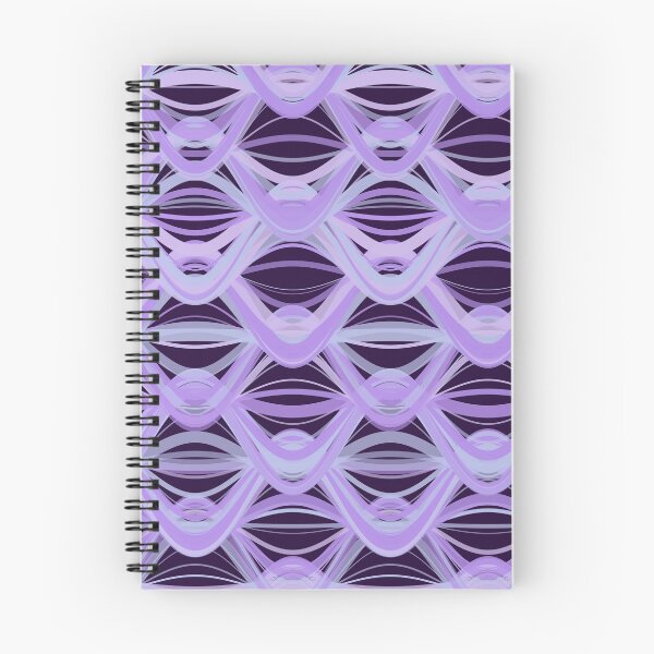 Item preview, Abstract Pastel Purple Wavy Geometric Pattern designed and sold by GraphyLab.