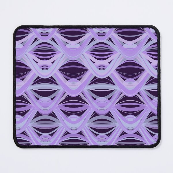Item preview, Abstract Pastel Purple Wavy Geometric Pattern designed and sold by GraphyLab.