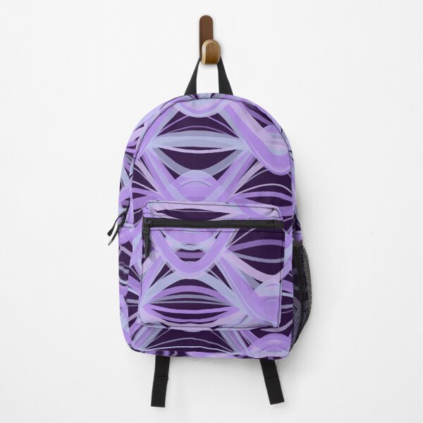 Item preview, Abstract Pastel Purple Wavy Geometric Pattern designed and sold by GraphyLab.