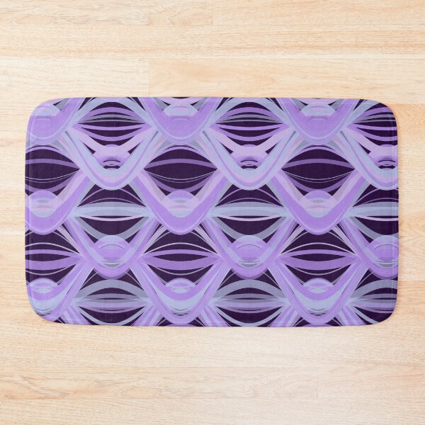 Item preview, Abstract Pastel Purple Wavy Geometric Pattern designed and sold by GraphyLab.