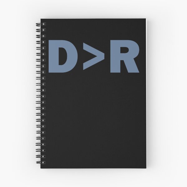 Item preview, Democrat Greater Than Republican D>R Fun Democrat Gear designed and sold by DynamicDesign.