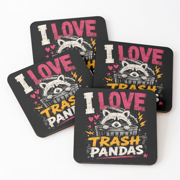Item preview, I Love Trash Pandas Raccoon Animal Lover designed and sold by HumansStuck12.