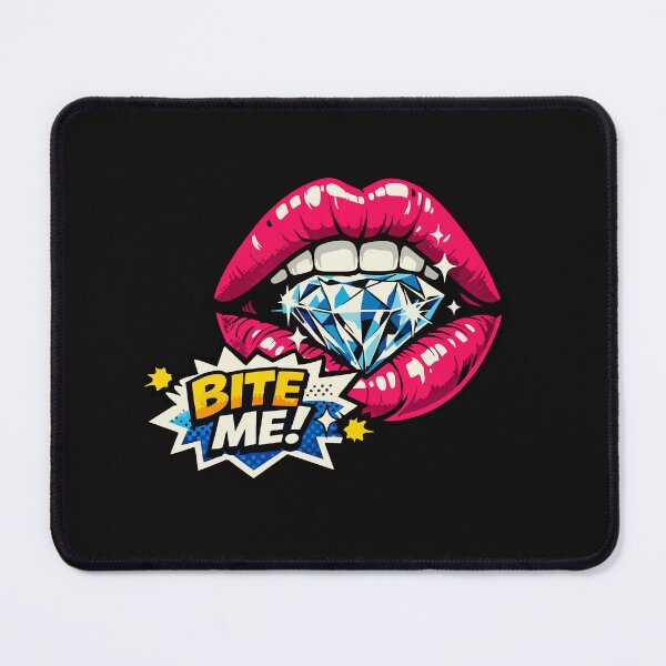 Item preview, Bite Me Pop Art Illustration designed and sold by Bold & Bright Studio.