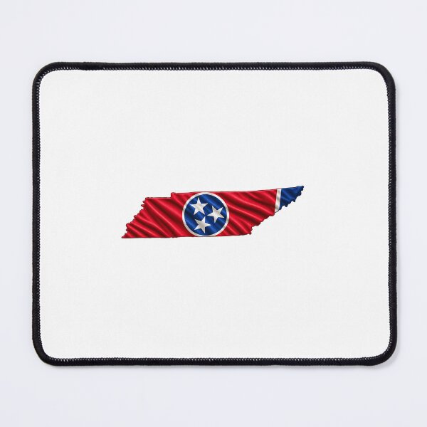 Item preview, Minimal Tennessee State Flag Map Sticker Design designed and sold by FunPurchase.