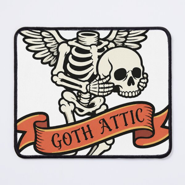 Item preview, Goth Attic Headless Skeleton Cherub | Gothic Angel Skeleton | Dark Vintage Illustration designed and sold by gothattic.