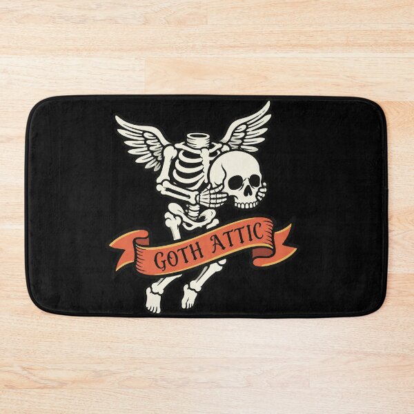 Item preview, Goth Attic Headless Skeleton Cherub | Gothic Angel Skeleton | Dark Vintage Illustration designed and sold by gothattic.