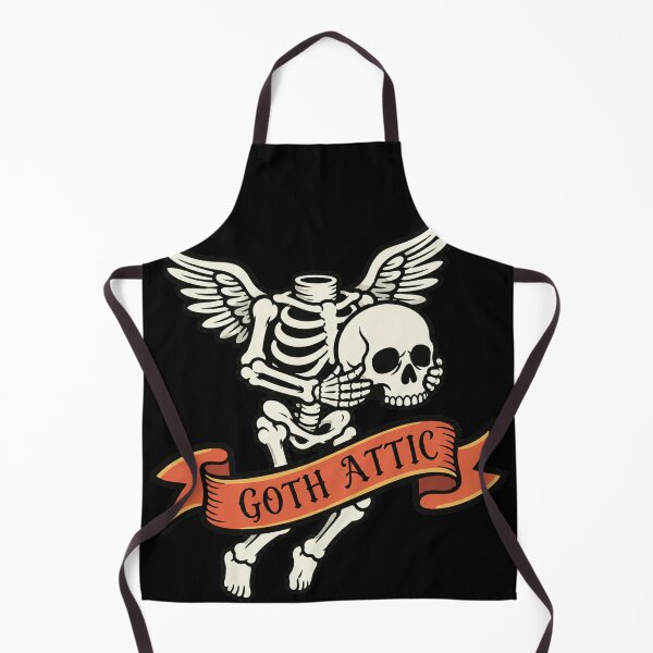 Item preview, Goth Attic Headless Skeleton Cherub | Gothic Angel Skeleton | Dark Vintage Illustration designed and sold by gothattic.