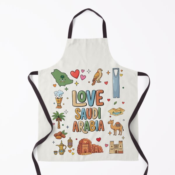 Item preview, Love Saudi Arabia Cute Cultural Doodles & Iconic Landmarks أحب السعودية - توثيق فني لأبرز المعالم والتراث السعودي designed and sold by mashmosh.