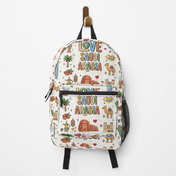 Item preview, Love Saudi Arabia Cute Cultural Doodles & Iconic Landmarks أحب السعودية - توثيق فني لأبرز المعالم والتراث السعودي designed and sold by mashmosh.