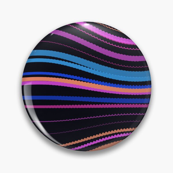 Item preview, Vibrant Neon Multicolor Wavy Stripe Pattern designed and sold by GraphyLab.