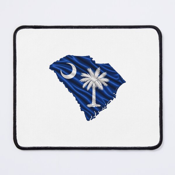 Item preview, Minimal South Carolina State Flag Map Sticker Design designed and sold by FunPurchase.