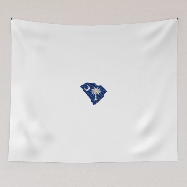 Item preview, Minimal South Carolina State Flag Map Sticker Design designed and sold by FunPurchase.