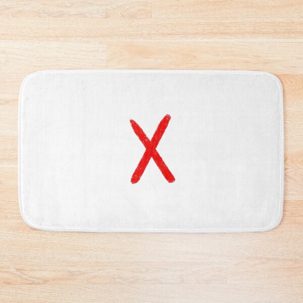 Item preview, Hand Drawn Red Cross Mark X Symbol Minimalist Doodle Artwork designed and sold by somimalikkk.
