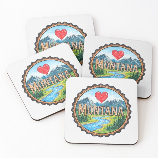 Item preview, I Love Montana  designed and sold by PamLeeDesign.