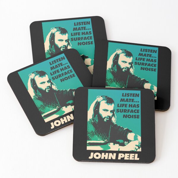 Item preview, John Peel Listen Mate Life Has Surface Noise Radio DJ designed and sold by Doodle_Craze.
