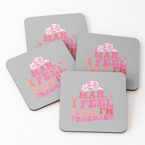 Item preview, Man I Feel Like I'm Pregnant Western Pregnancy Announcement designed and sold by ArleneRowe.