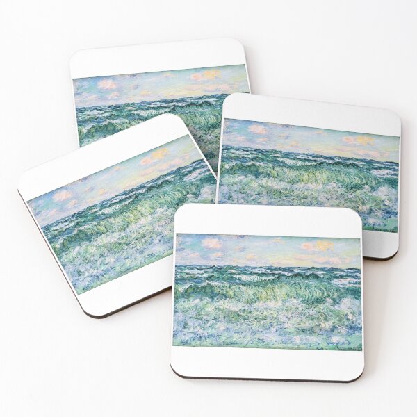 Item preview, Waves Breaking Ocean Splashes with Intense Colors Remastered designed and sold by studio-koichiro.