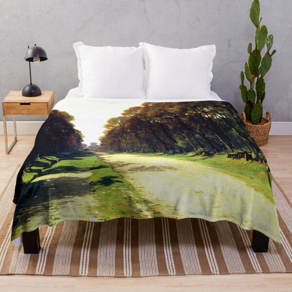 Item preview, Road in a Forest, Fontainebleau: A Tranquil Woodland Path designed and sold by artdesignsnow.