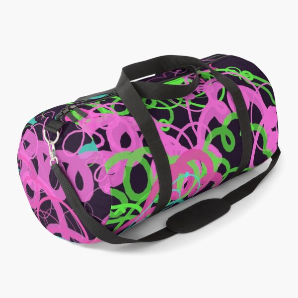 Item preview, Abstract Neon Pink and Green Wavy Chaos Pattern designed and sold by GraphyLab.