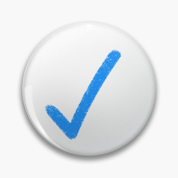 Item preview, Hand Drawn Blue Check Mark Tick Symbol Minimalist Doodle Artwork designed and sold by somimalikkk.