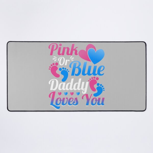 Item preview, Mens Pink or Blue Daddy Loves You - Daddy to Be Gender Reveal designed and sold by ArleneRowe.