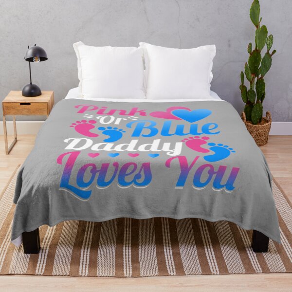 Item preview, Mens Pink or Blue Daddy Loves You - Daddy to Be Gender Reveal designed and sold by ArleneRowe.