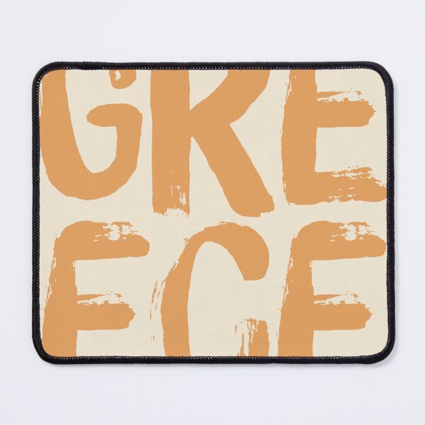 Item preview, Greece Parthenon Skyline, Vintage Santorini Wall Art designed and sold by MarkedArtPrints.