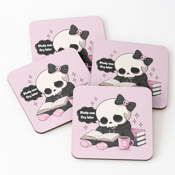 Item preview, Cute Skeleton Study Motivation designed and sold by Moody Critters.