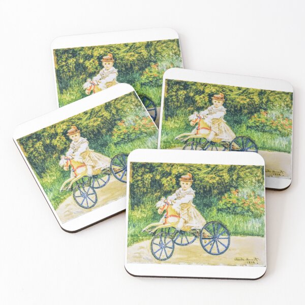Item preview, Jean Monet on His Hobby Horse Bright Crayon Oil Pastel Remastered designed and sold by studio-koichiro.