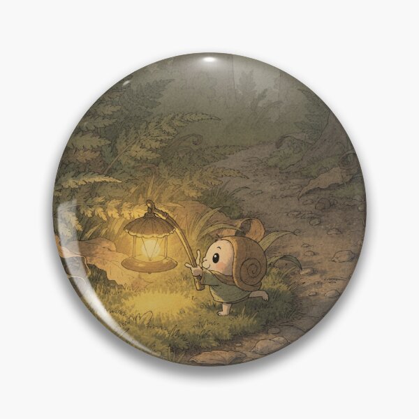 Item preview, Snail Folk Carrying a Lantern Home at Dusk Storybook Art designed and sold by PictorialWhimsy.