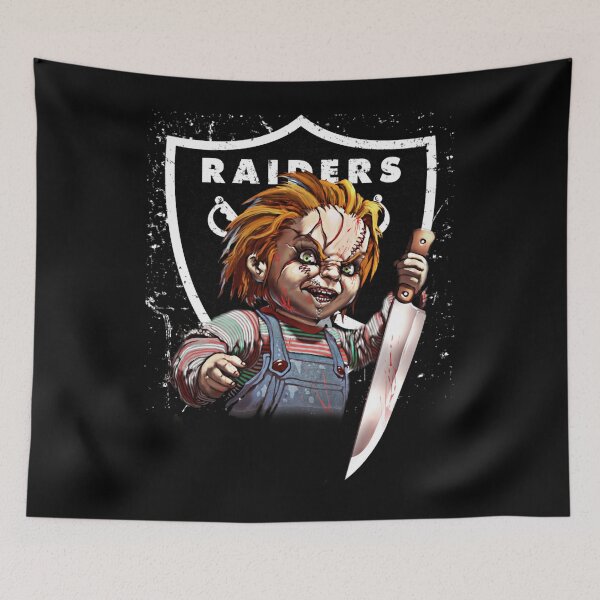 Item preview, halloween oakland raiders chucky designed and sold by JackBouse58.