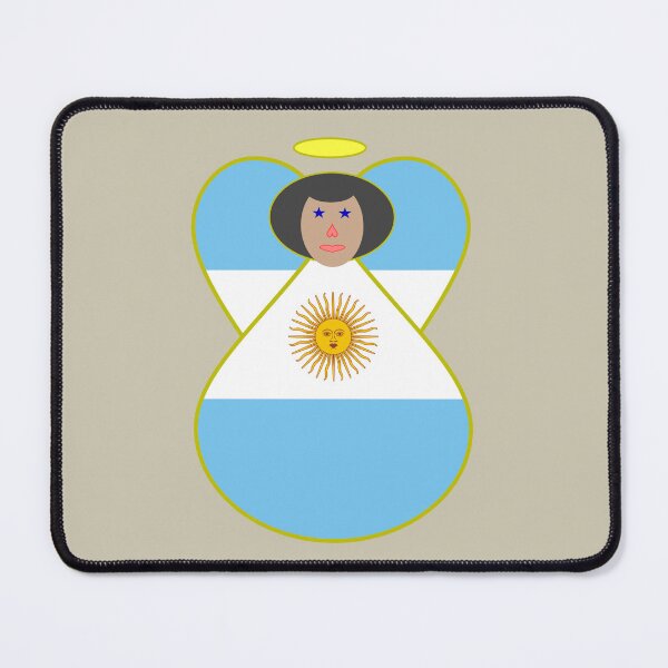 Item preview, Argentina Flag Angel Cute Country Pride Design designed and sold by AuntieShoe.